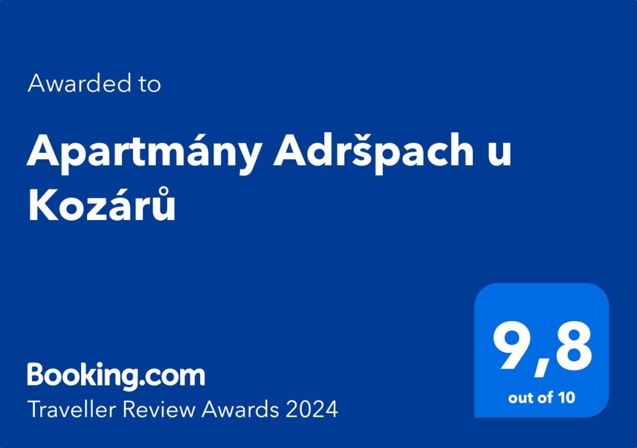 Apartmany Adrspach " U Kozaru " Тепліце-над-Метуї Екстер'єр фото